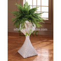 Vase -(34) home & garden furniture wicker/ PE rattan tall garden flower pot